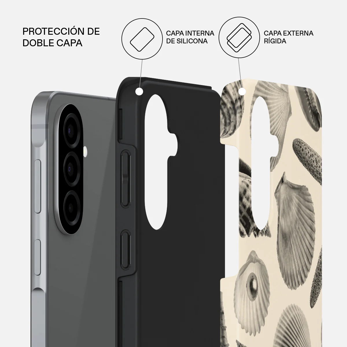 Shell Mosaic - Samsung Galaxy A57 5G Funda - Image 2