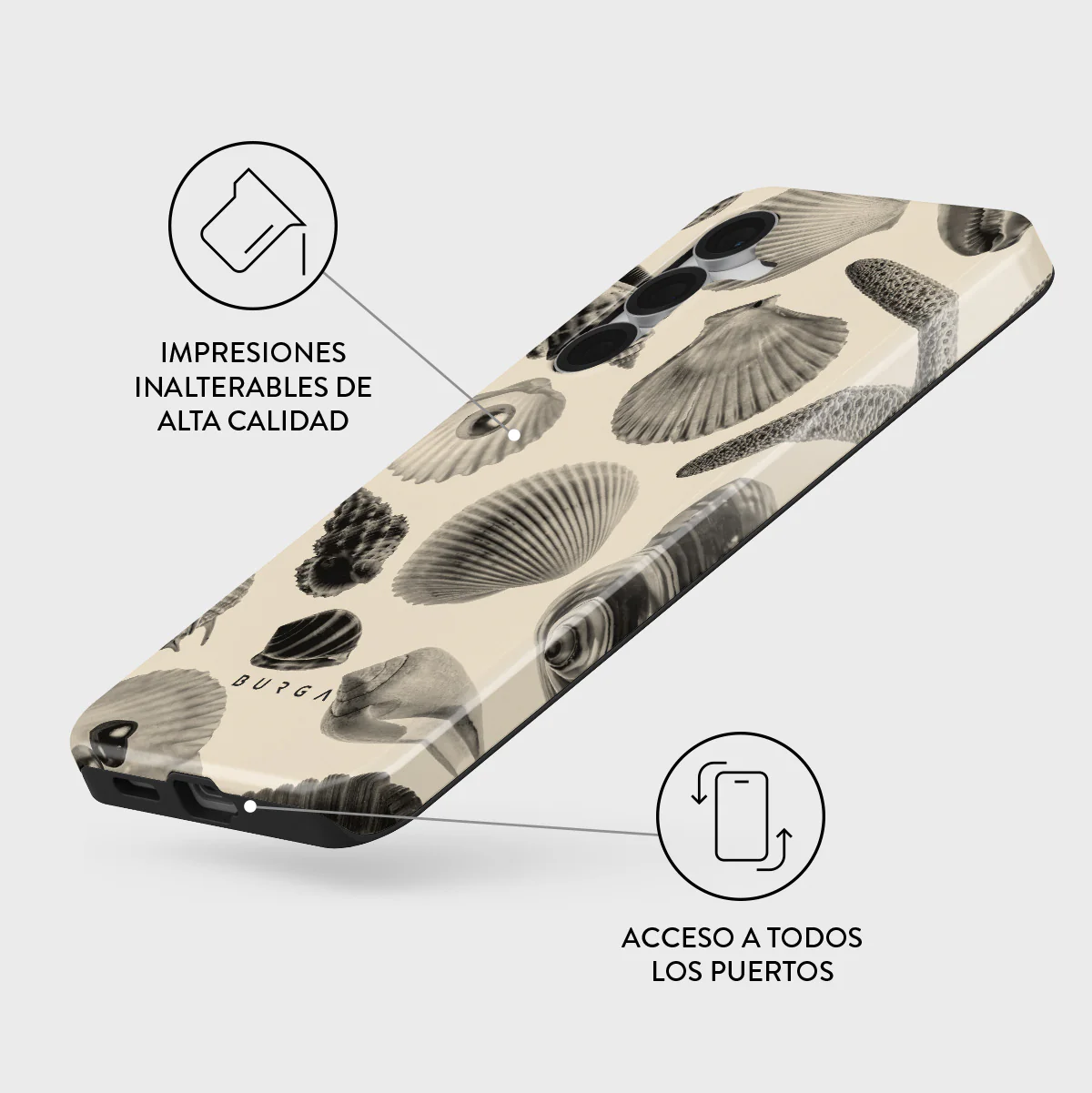 Shell Mosaic - Samsung Galaxy S25 FE Funda - Image 3