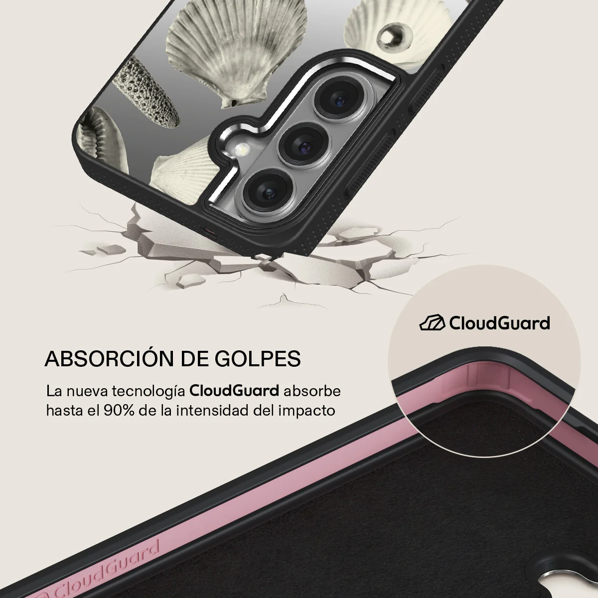 Shell Mosaic - Samsung Galaxy S26 Plus Funda - Image 50