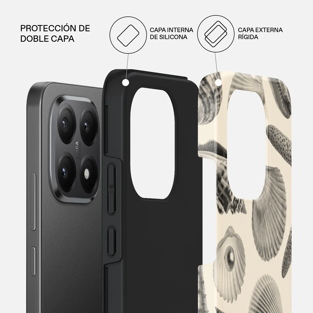 Shell Mosaic - Xiaomi 15T Funda - Image 2