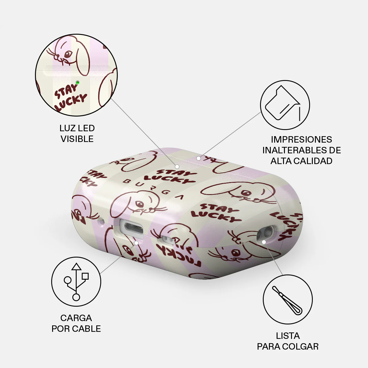 Stay Lucky - AirPods Pro 2 Funda - Image 3