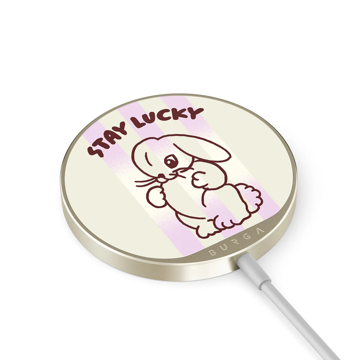 Stay Lucky - Cargador inalámbrico magnético