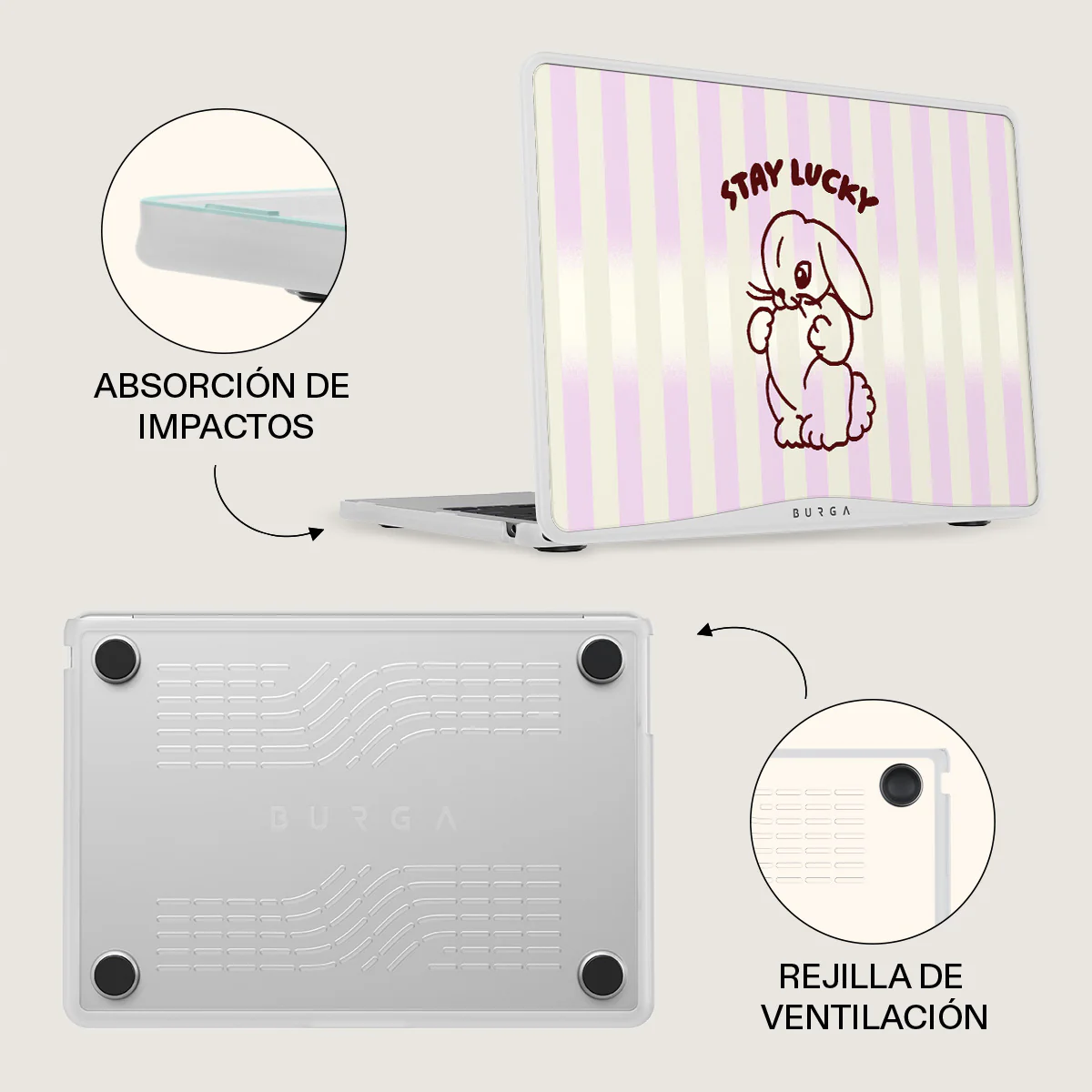 Stay Lucky - Funda para Macbook - Image 6