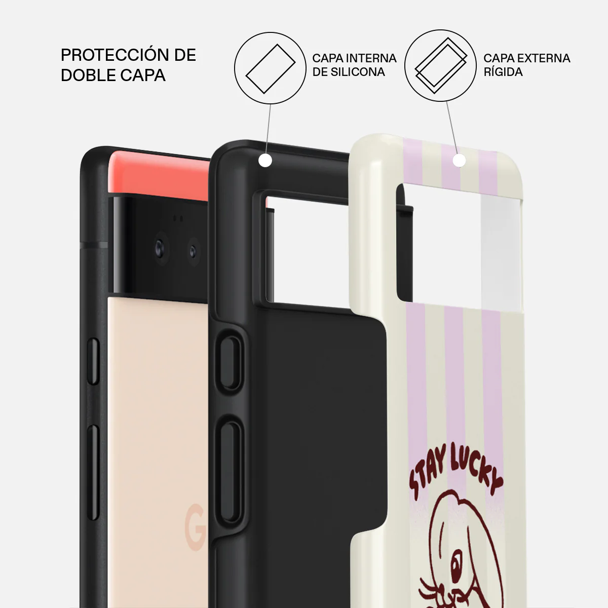Stay Lucky - Google Pixel 6 Funda - Image 2