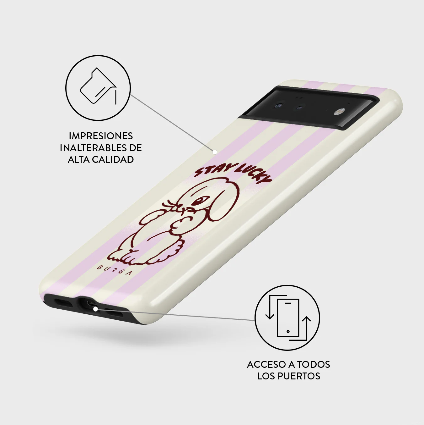 Stay Lucky - Google Pixel 6 Funda - Image 3