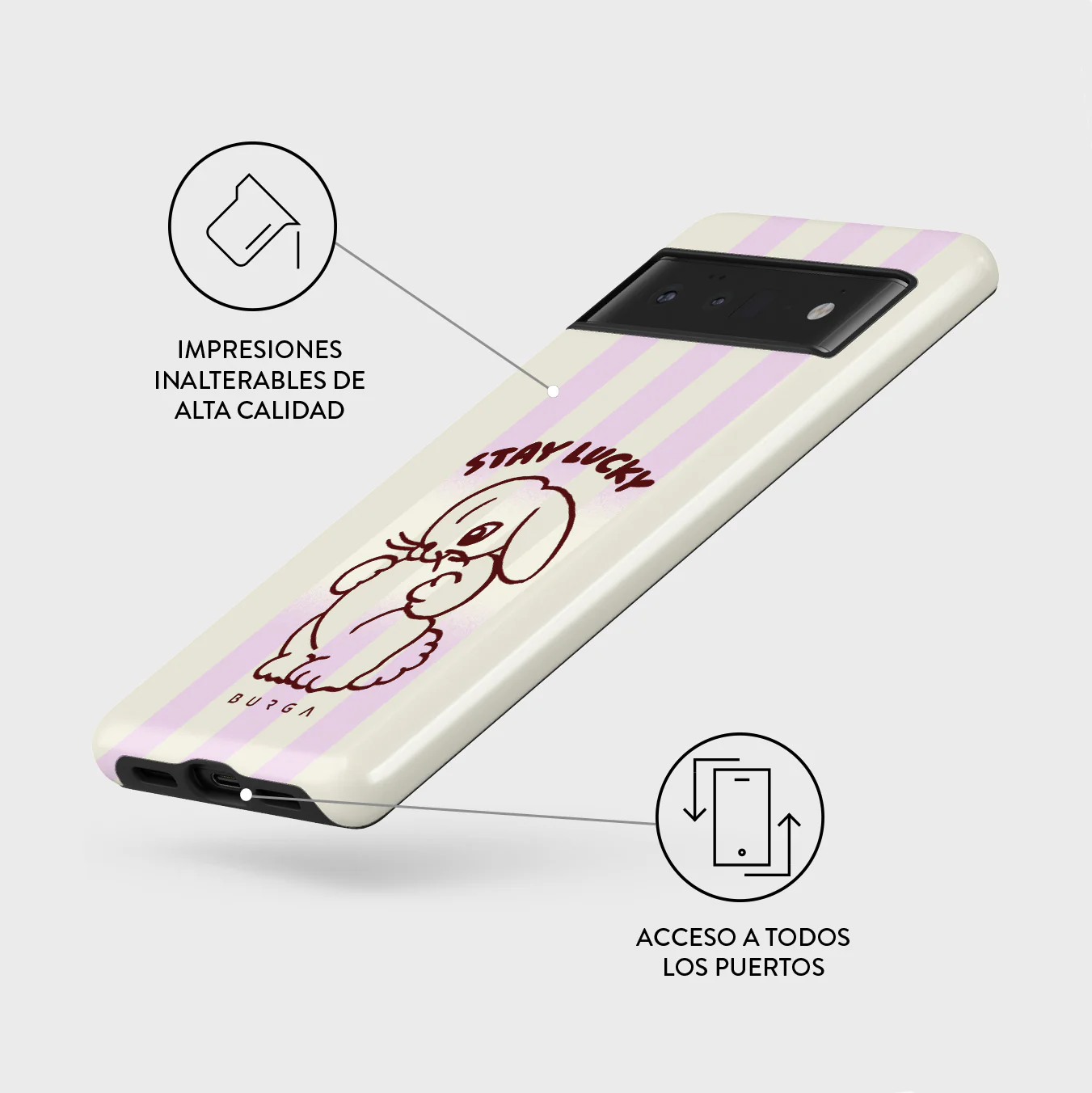 Stay Lucky - Google Pixel 6 Pro Funda - Image 3