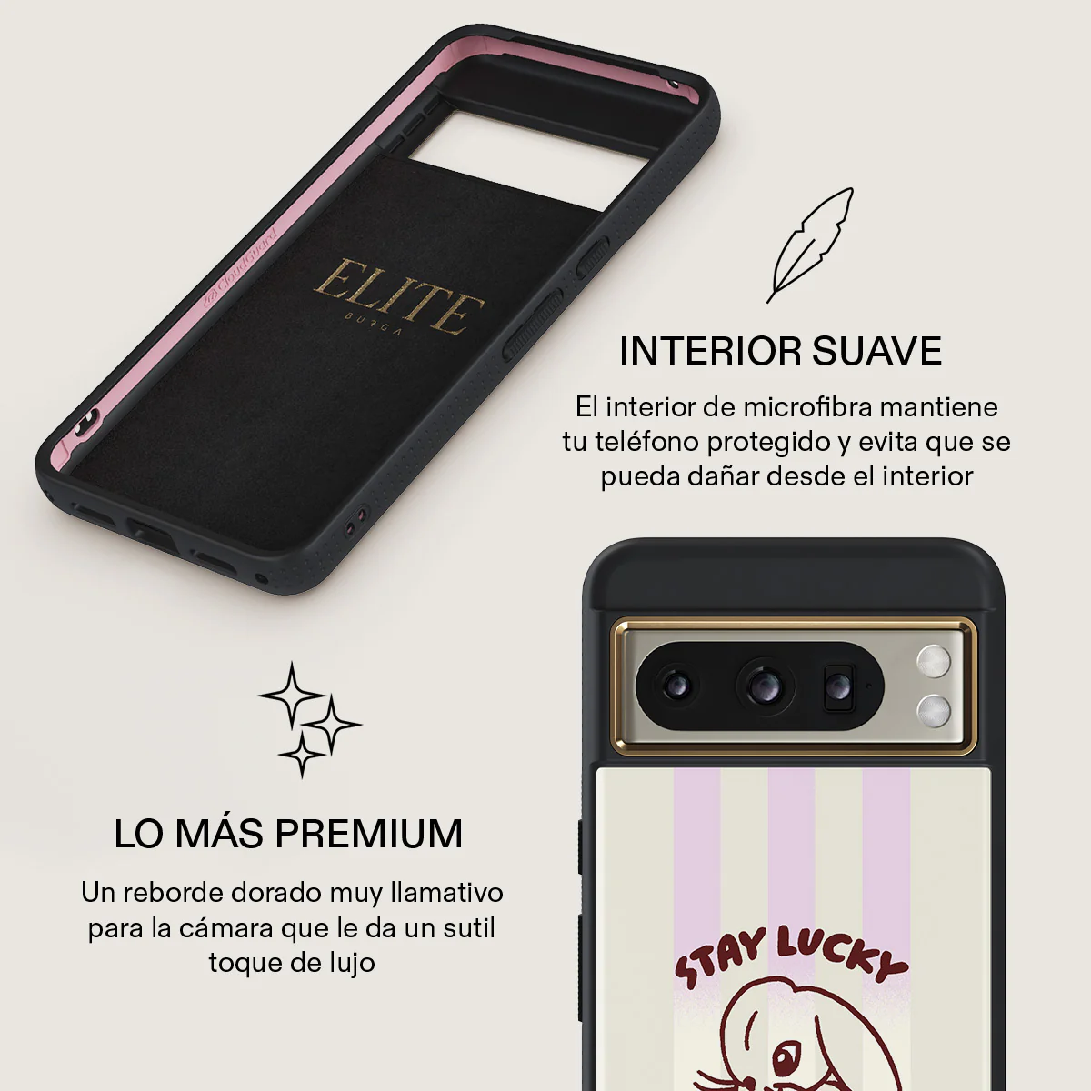 Stay Lucky - Google Pixel 8 Pro Funda - Image 10
