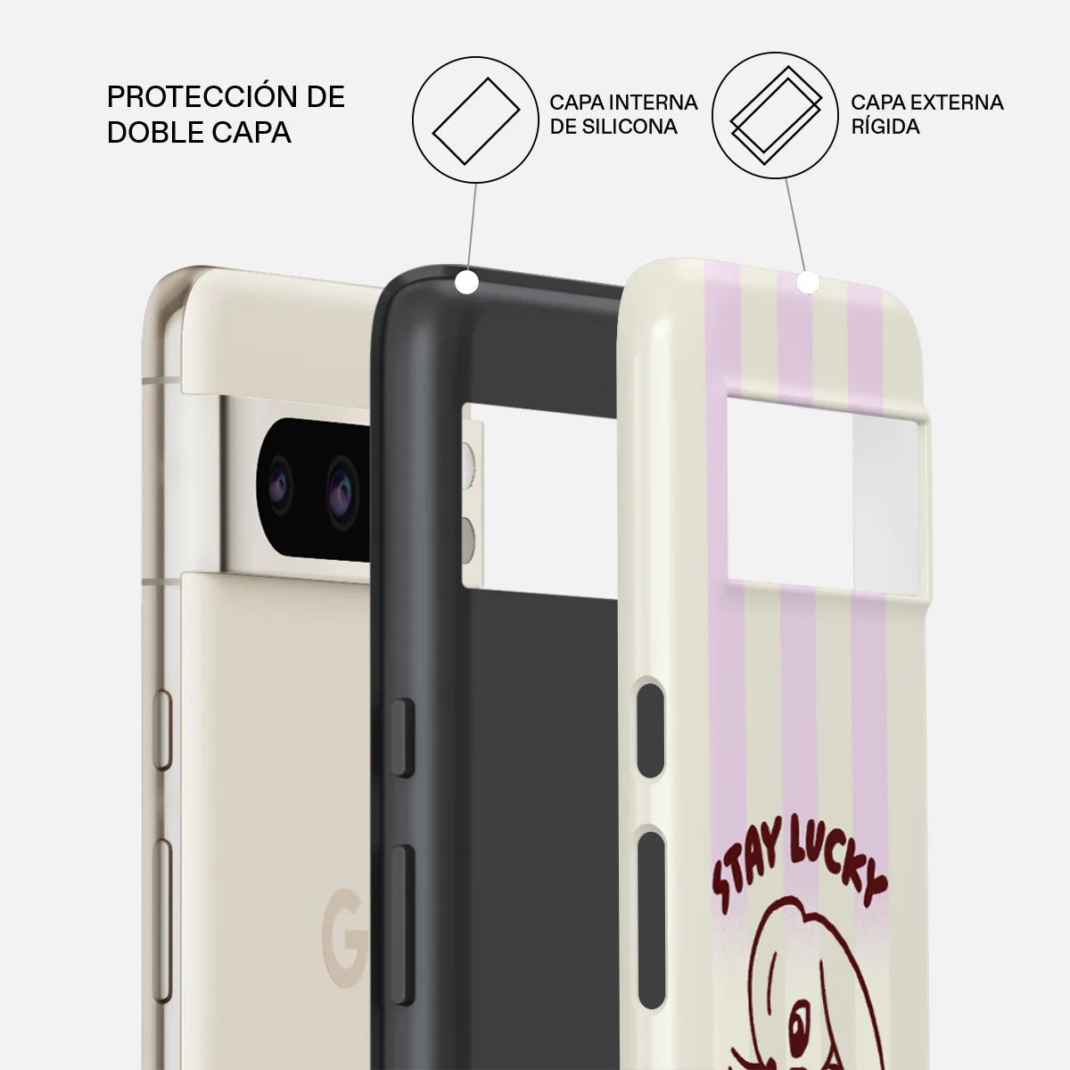 Stay Lucky - Google Pixel 8 Pro Funda - Image 2