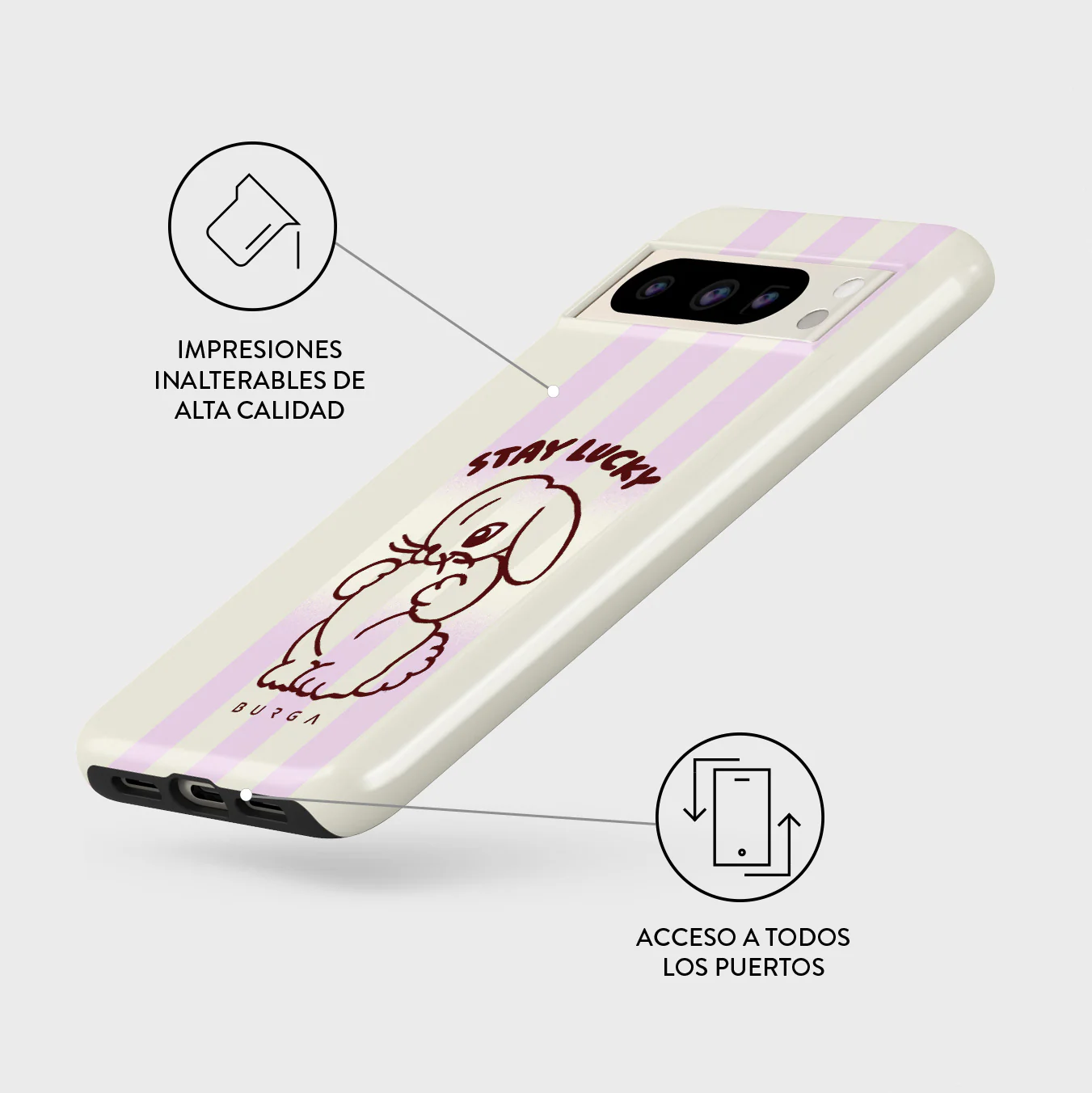 Stay Lucky - Google Pixel 8 Pro Funda - Image 3