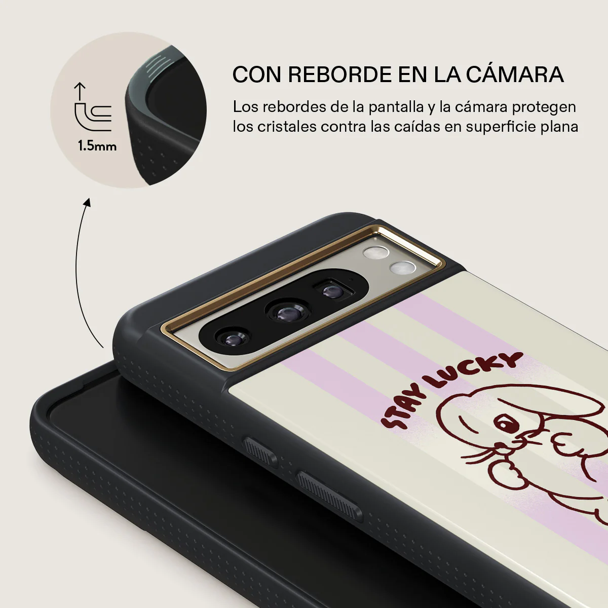 Stay Lucky - Google Pixel 8 Pro Funda - Image 8