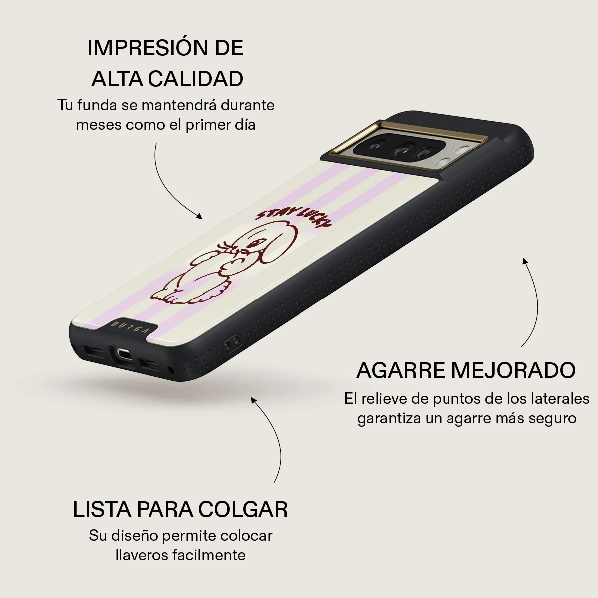 Stay Lucky - Google Pixel 8 Pro Funda - Image 9