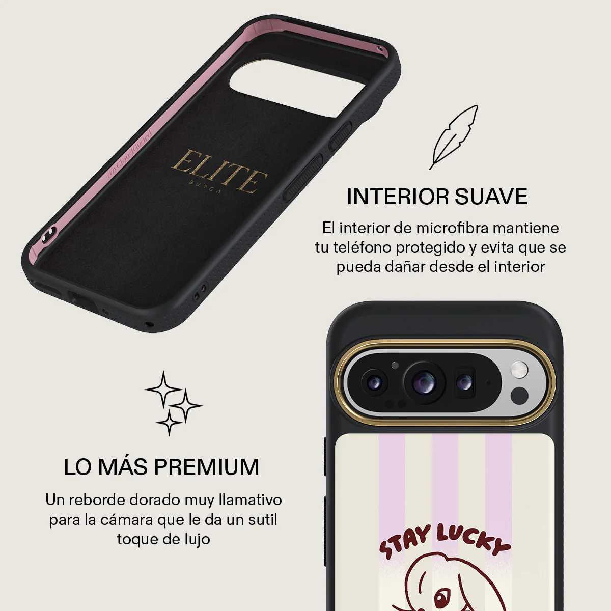 Stay Lucky - Google Pixel 9 Pro Funda - Image 10