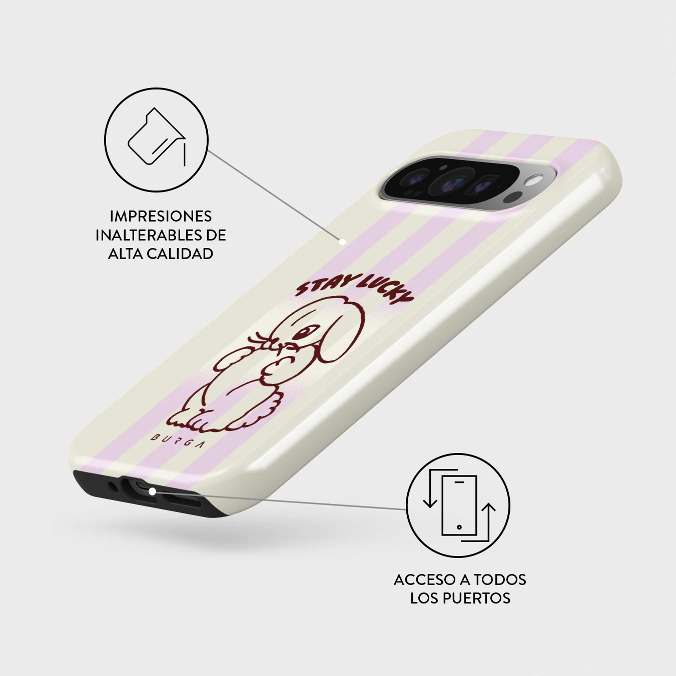 Stay Lucky - Google Pixel 9 Pro XL Funda - Image 3