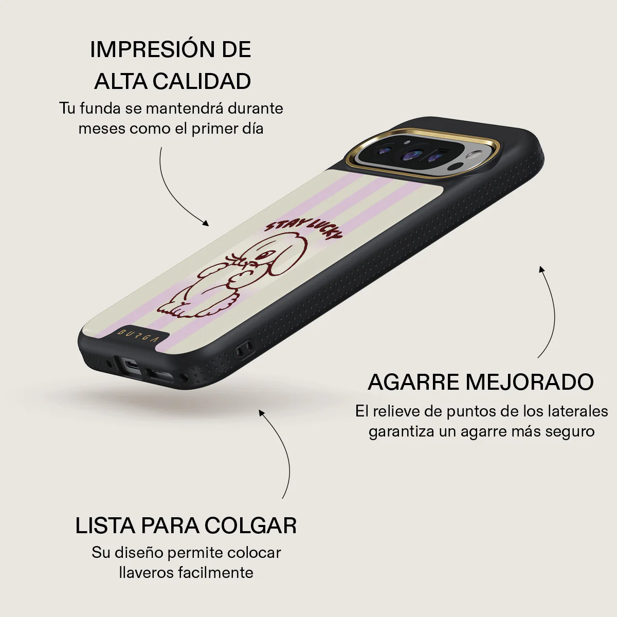 Stay Lucky - Google Pixel 9 Pro XL Funda - Image 9
