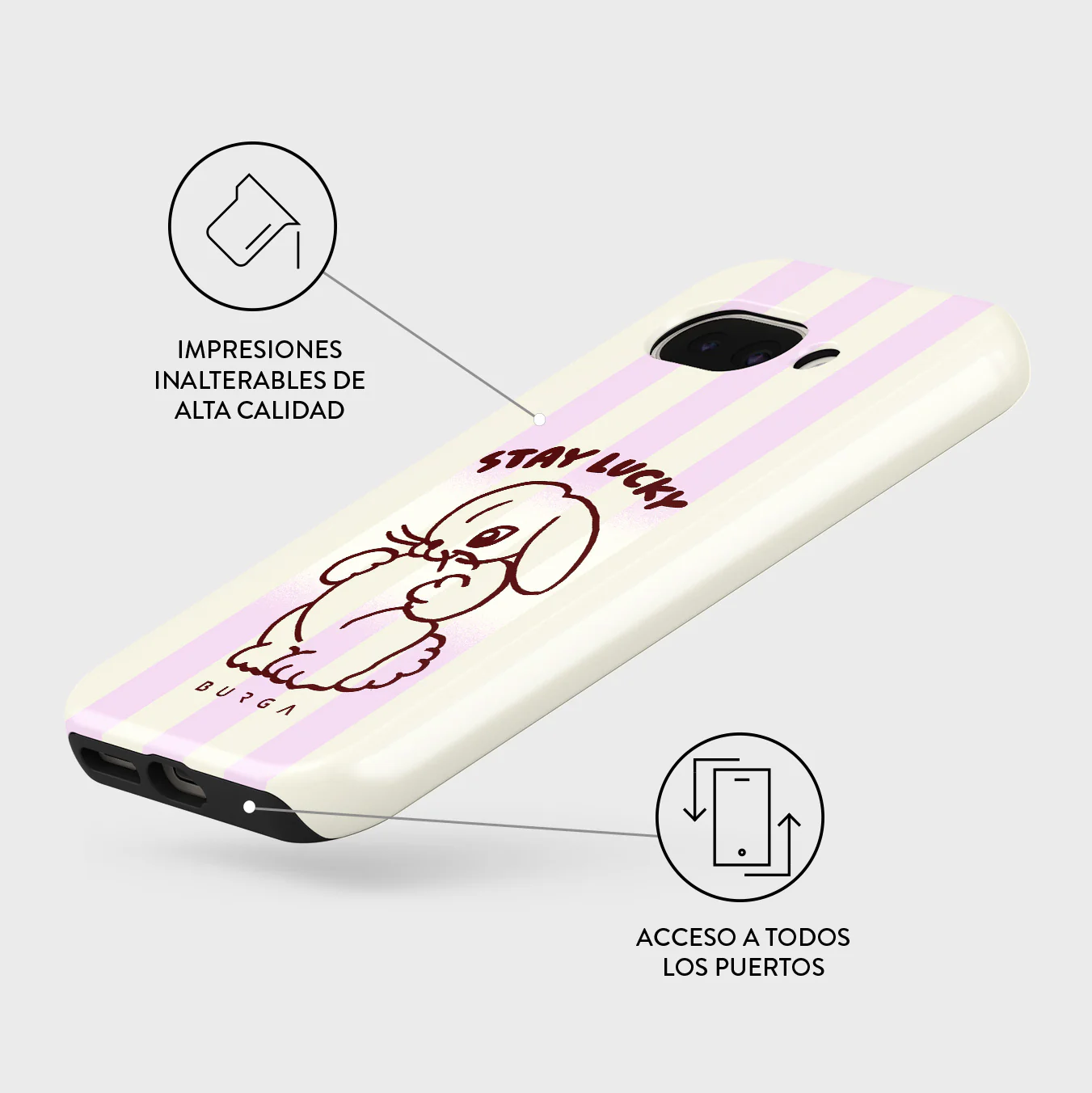 Stay Lucky - Google Pixel 9a Funda - Image 3