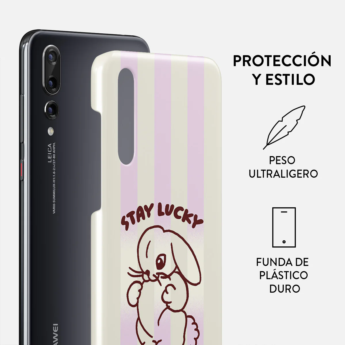 Stay Lucky - Huawei P20 Funda - Image 2