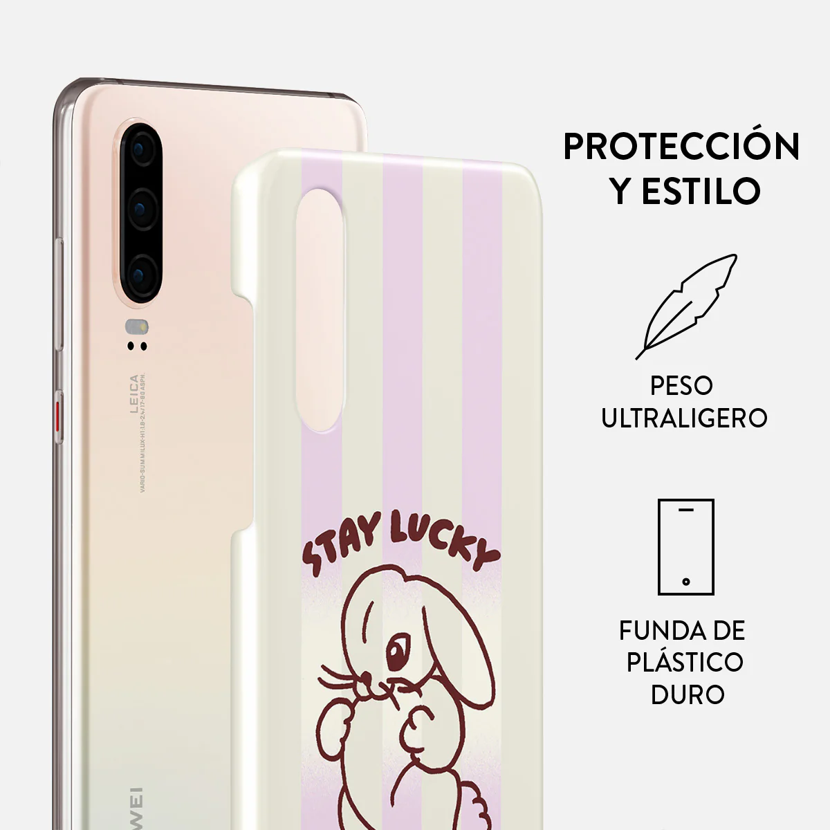 Stay Lucky - Huawei P30 Funda - Image 2