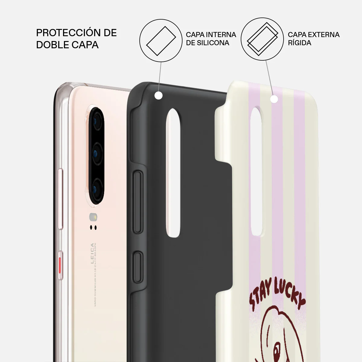 Stay Lucky - Huawei P30 Funda - Image 6