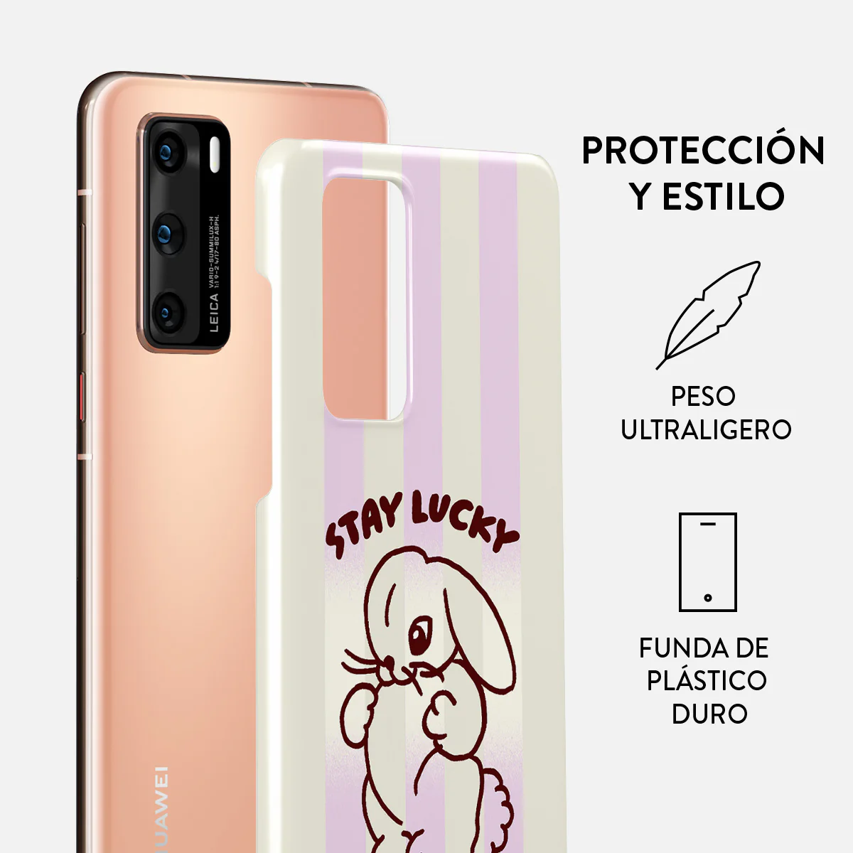 Stay Lucky - Huawei P40 Funda - Image 2