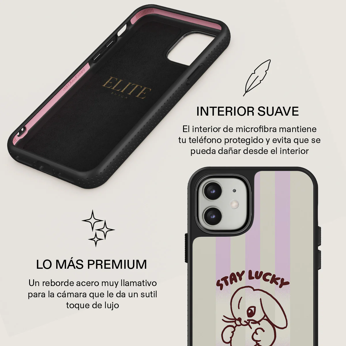 Stay Lucky - iPhone 11 Funda - Image 17