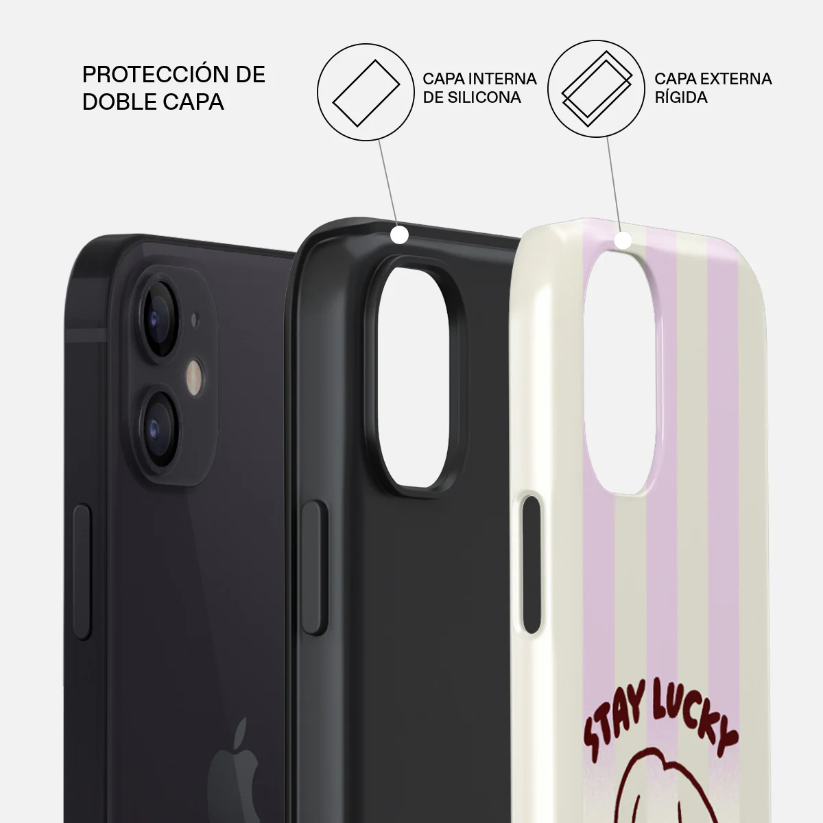 Stay Lucky - iPhone 12 Funda - Image 2