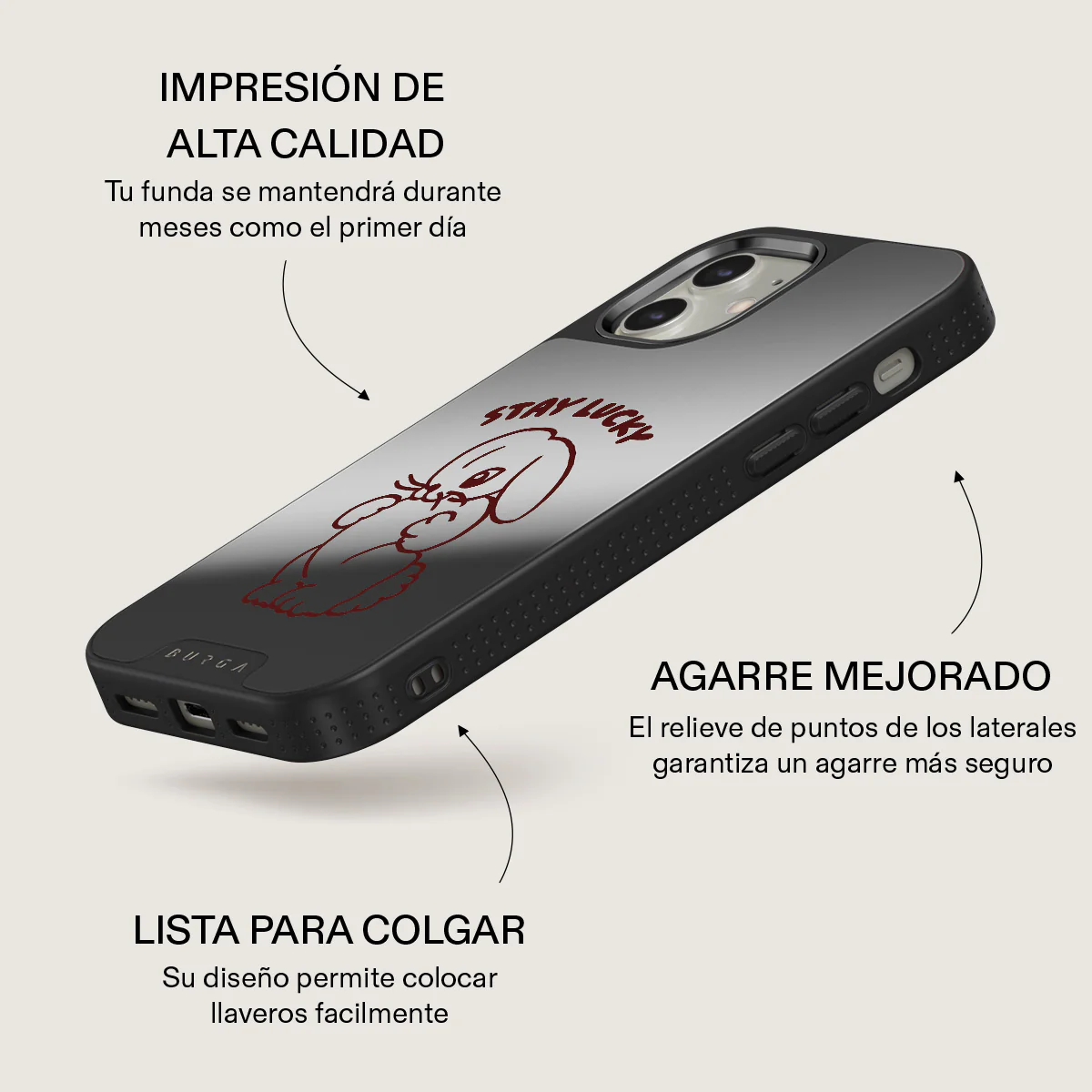 Stay Lucky - iPhone 12 Funda - Image 32