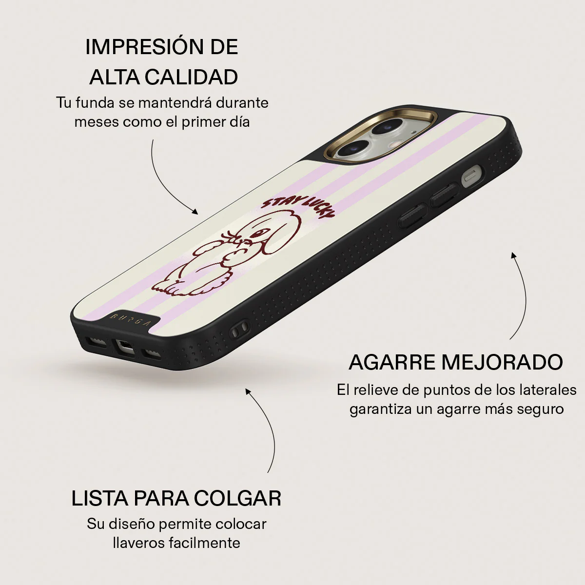 Stay Lucky - iPhone 12 Funda - Image 9
