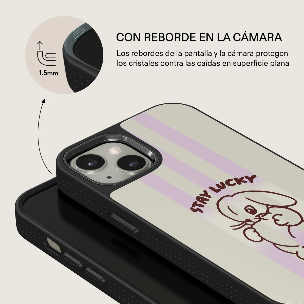 Stay Lucky - iPhone 13 Funda - Image 15