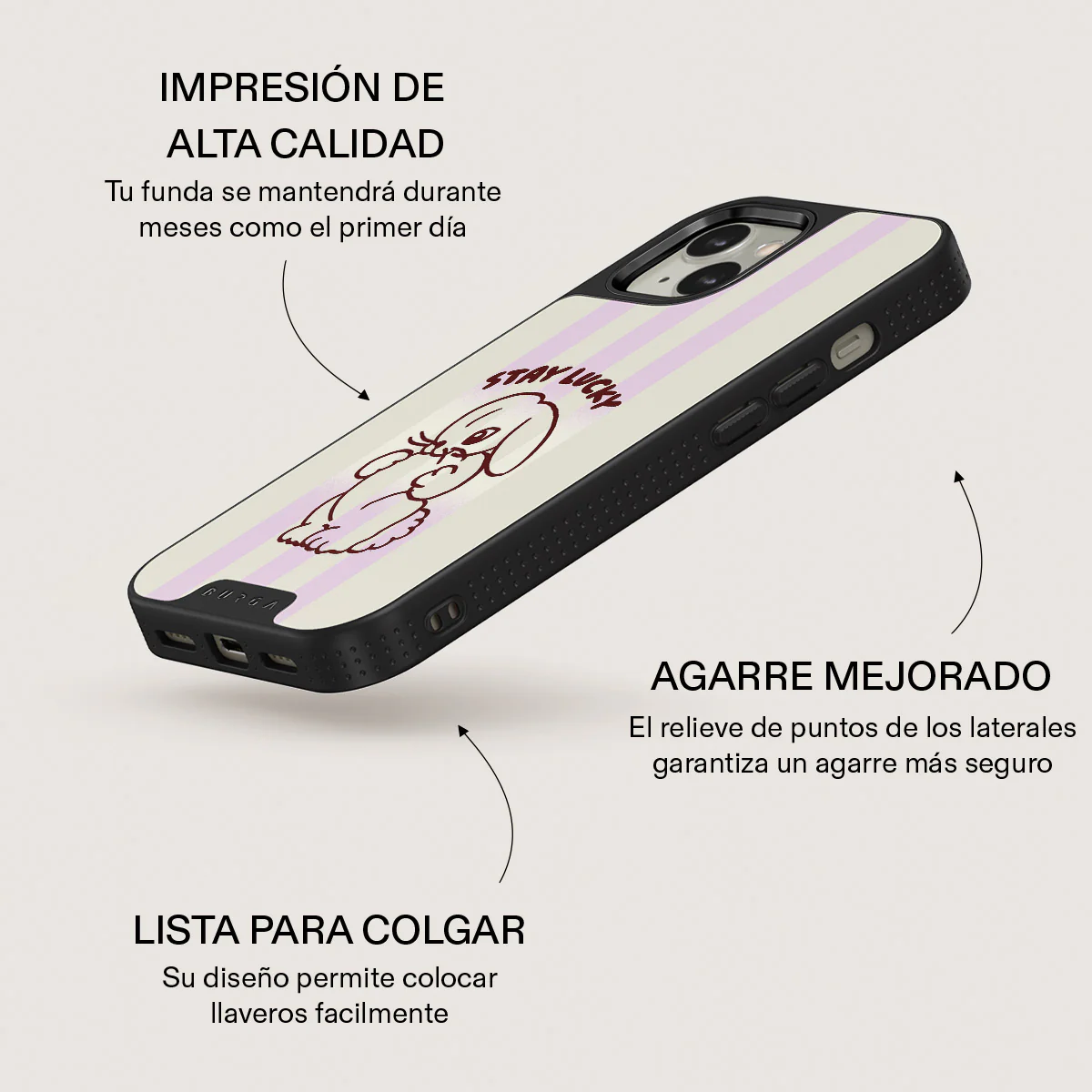 Stay Lucky - iPhone 13 Funda - Image 16