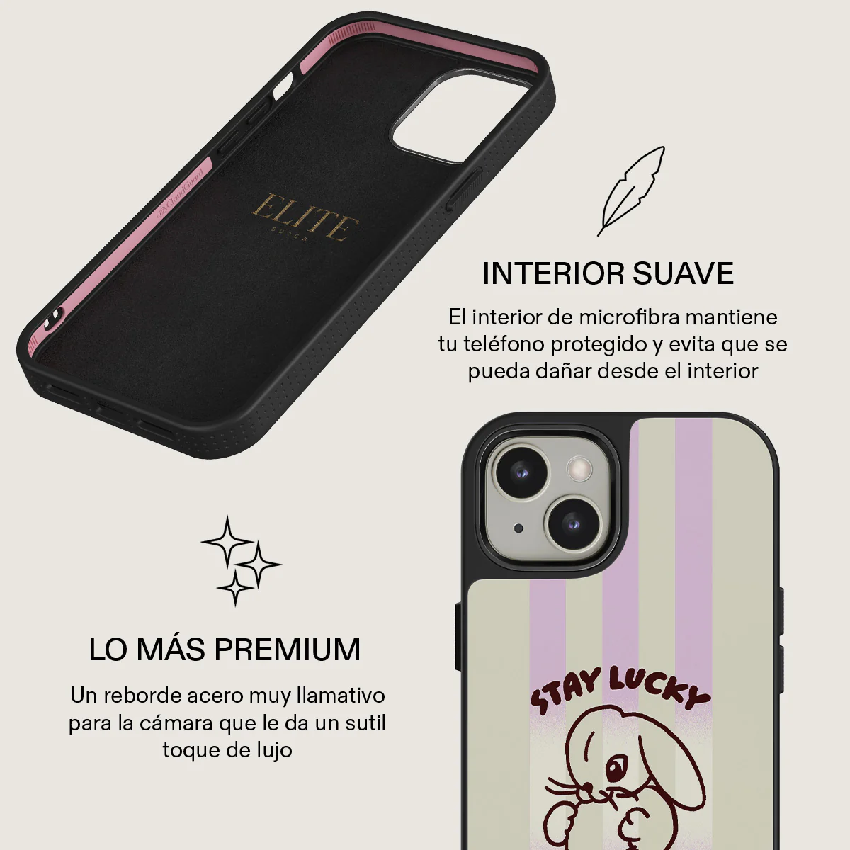 Stay Lucky - iPhone 13 Funda - Image 17