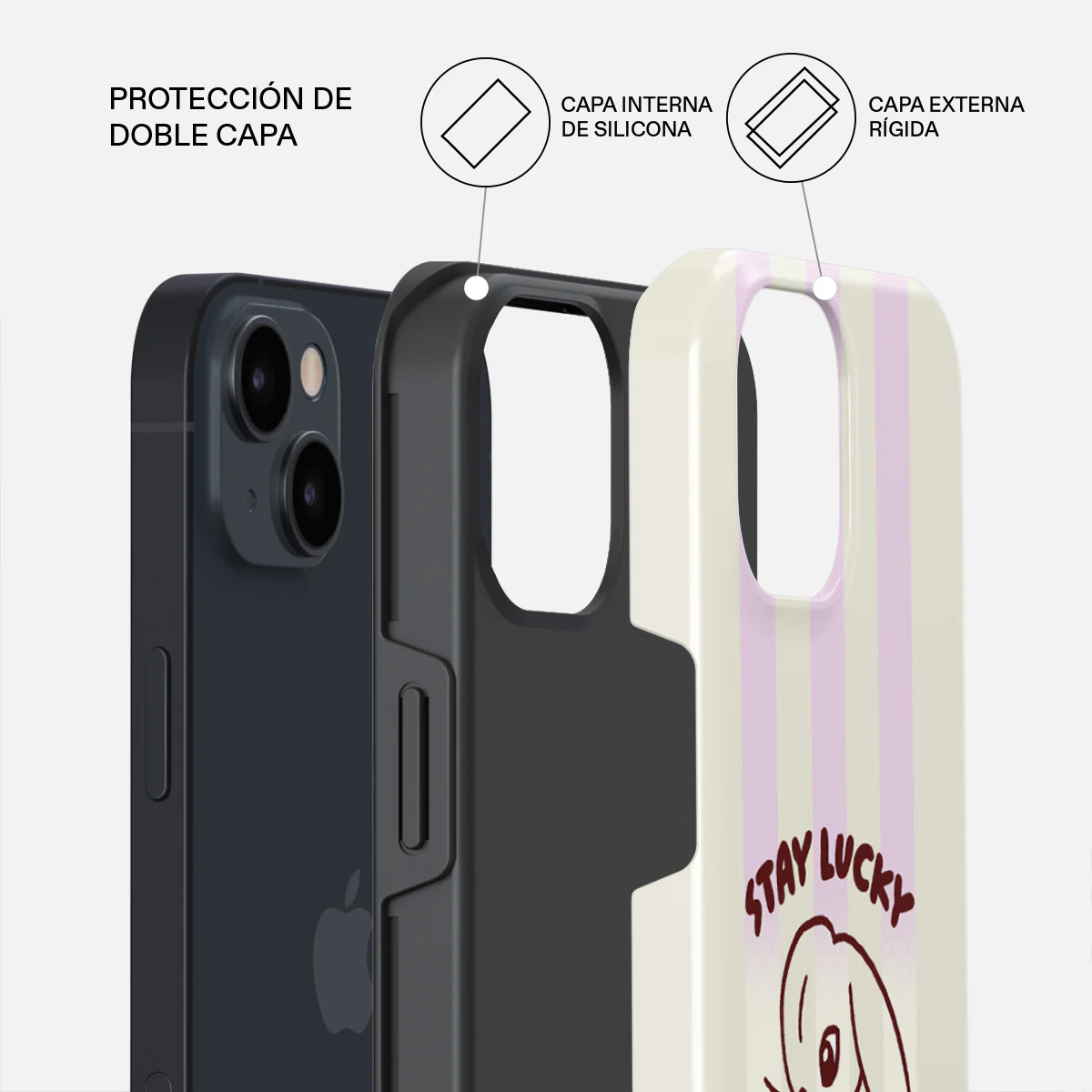 Stay Lucky - iPhone 13 Funda - Image 2
