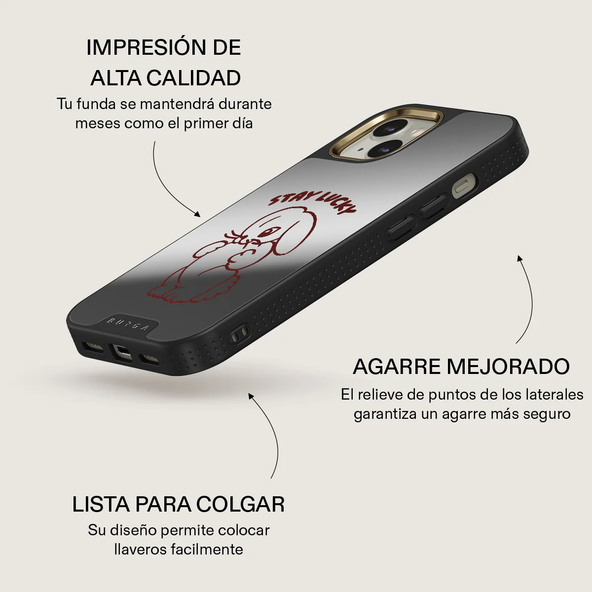Stay Lucky - iPhone 13 Funda - Image 24