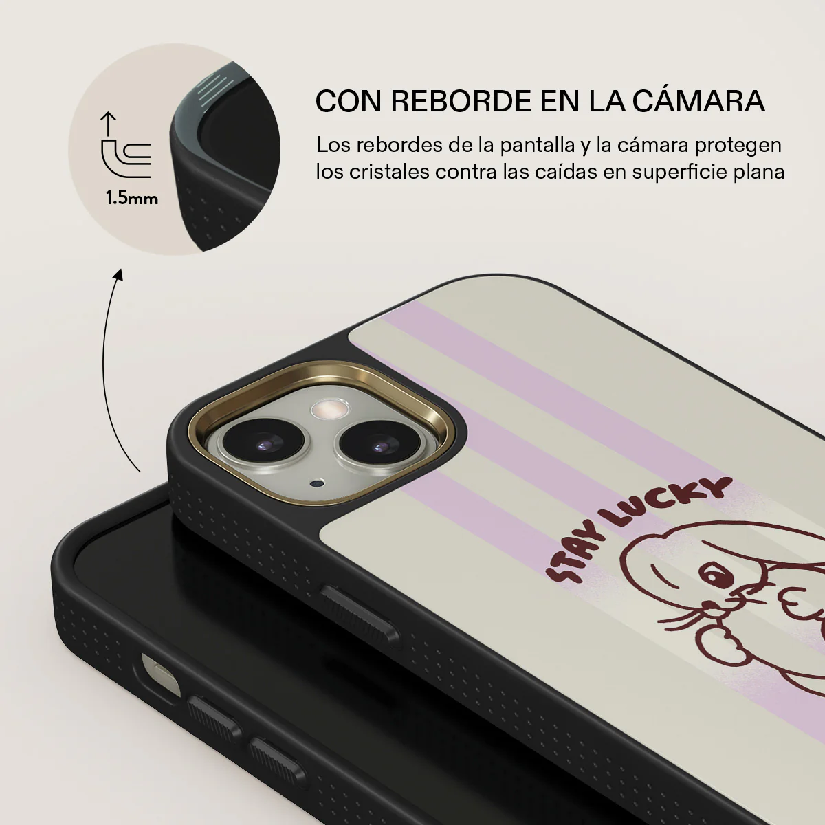 Stay Lucky - iPhone 13 Funda - Image 8