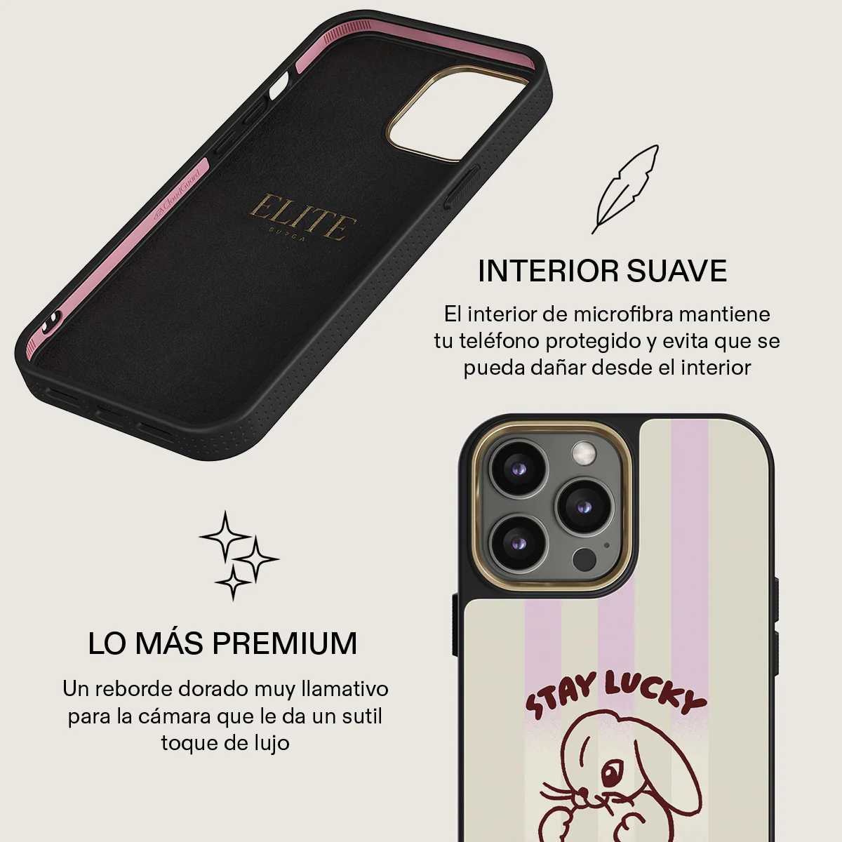 Stay Lucky - iPhone 14 Pro Funda - Image 10