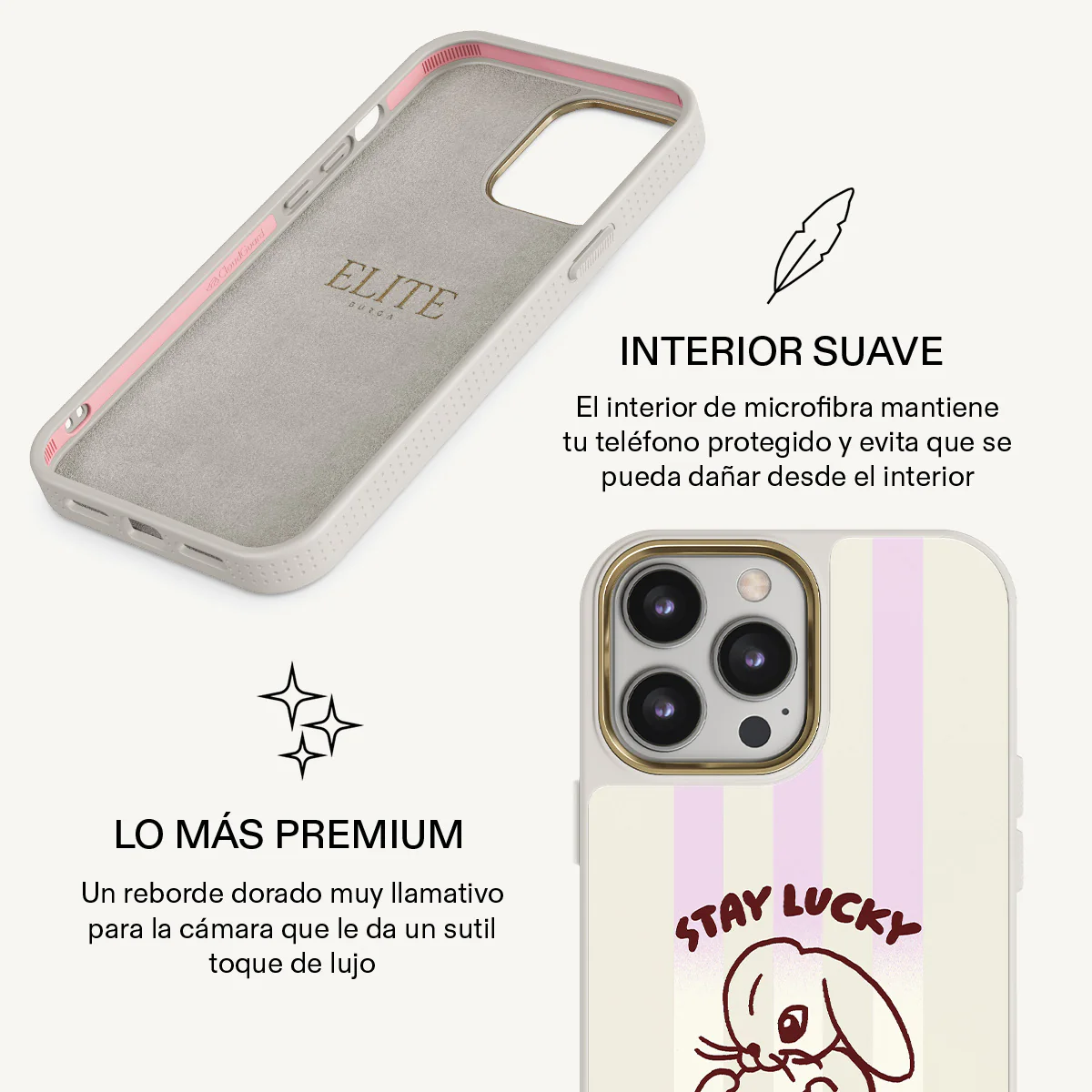 Stay Lucky - iPhone 14 Pro Funda - Image 24