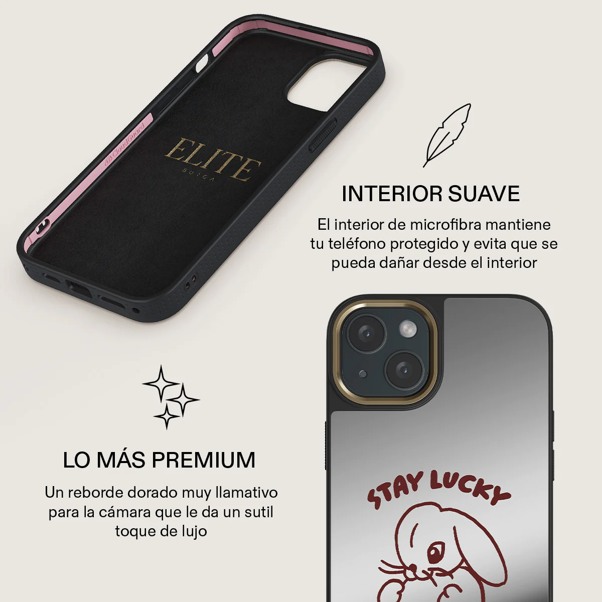 Stay Lucky - iPhone 15 Funda - Image 32