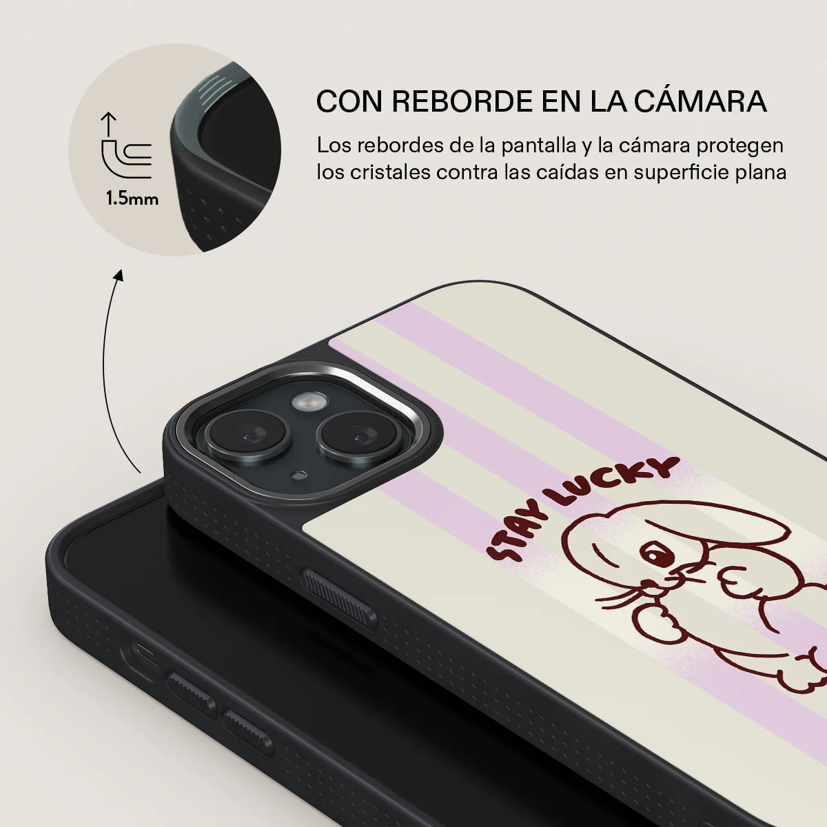 Stay Lucky - iPhone 15 Plus Funda - Image 15