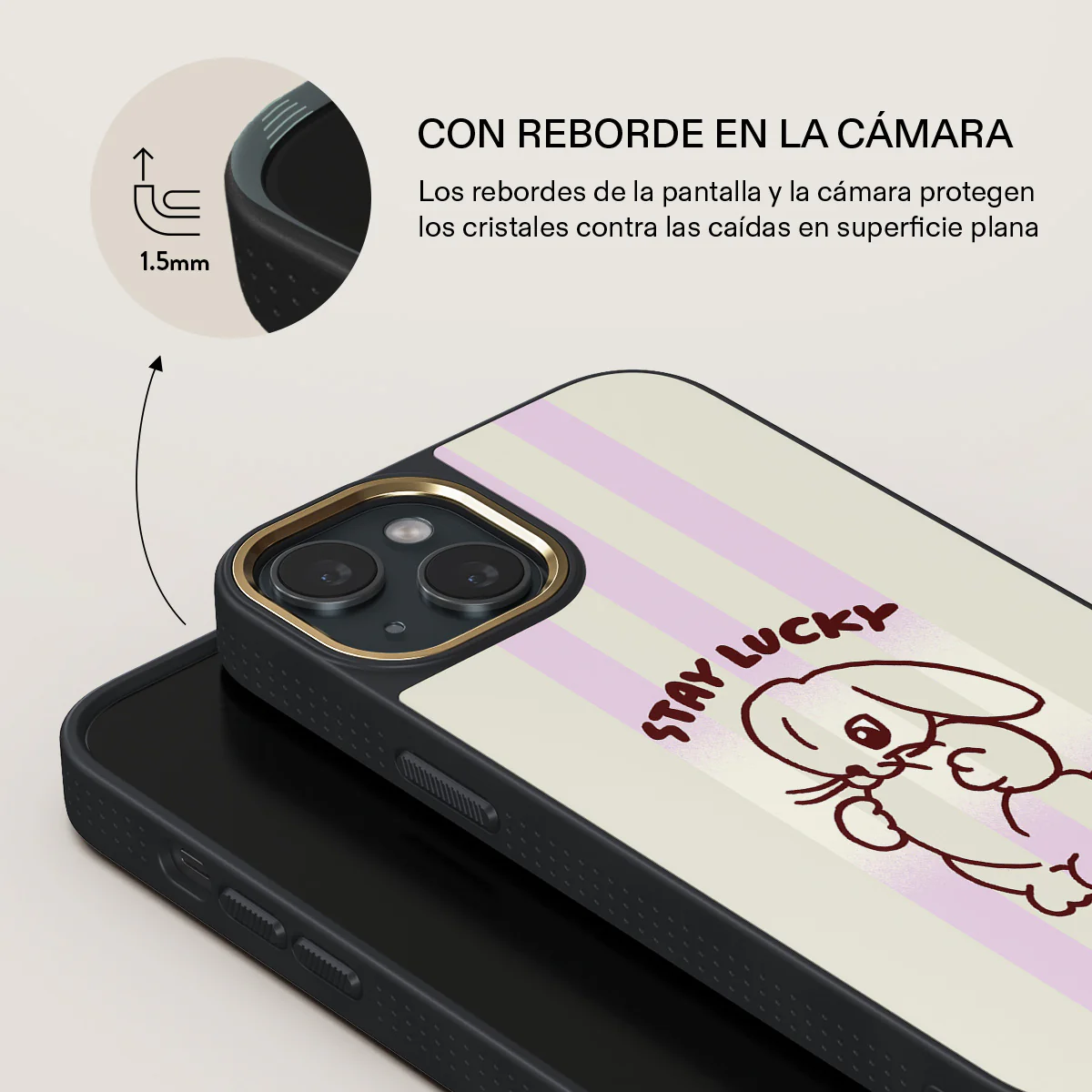 Stay Lucky - iPhone 15 Plus Funda - Image 8