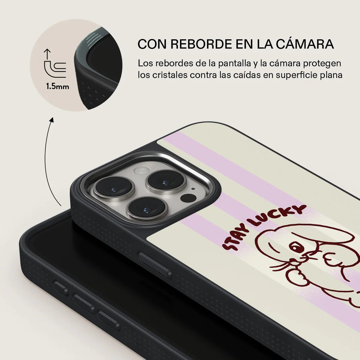 Stay Lucky - iPhone 15 Pro Funda - Image 15
