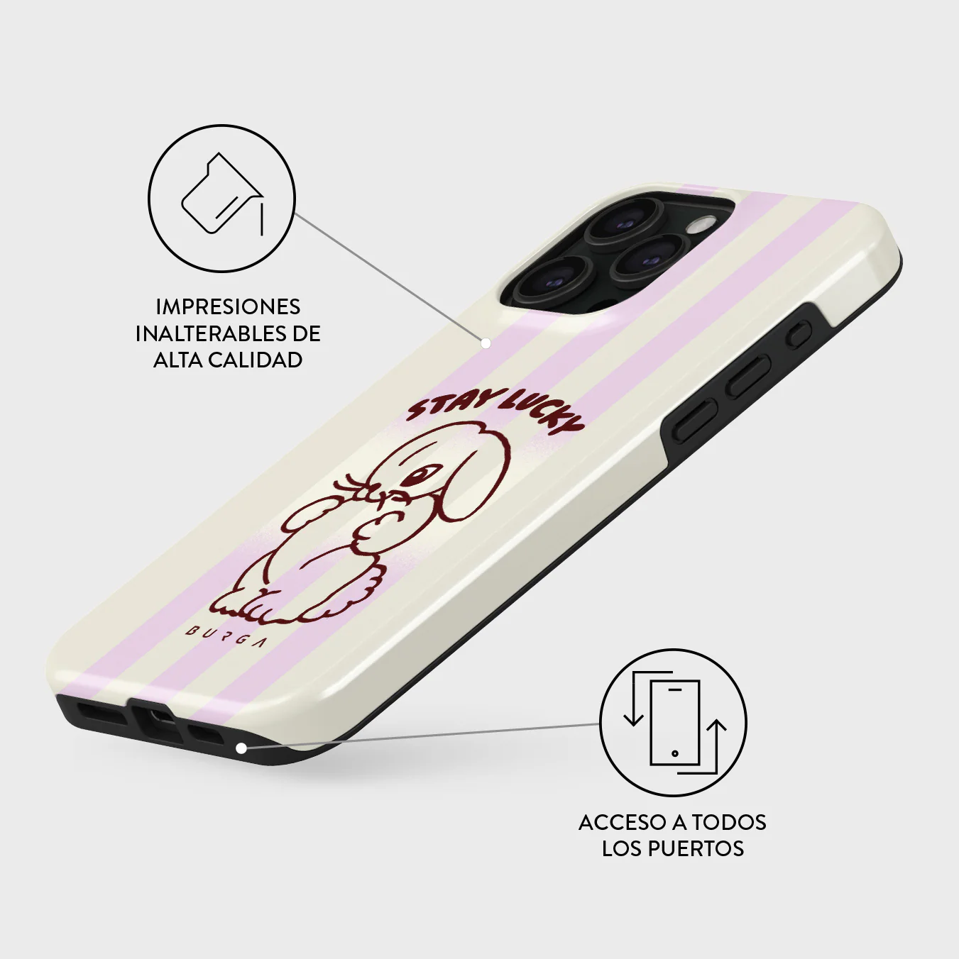 Stay Lucky - iPhone 15 Pro Funda - Image 3