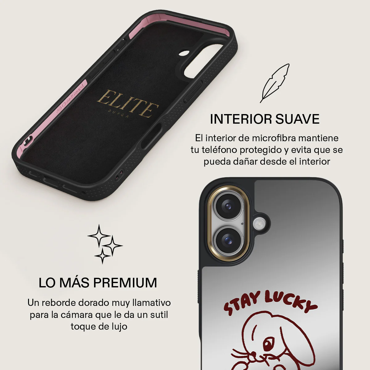 Stay Lucky - iPhone 16 Funda - Image 33