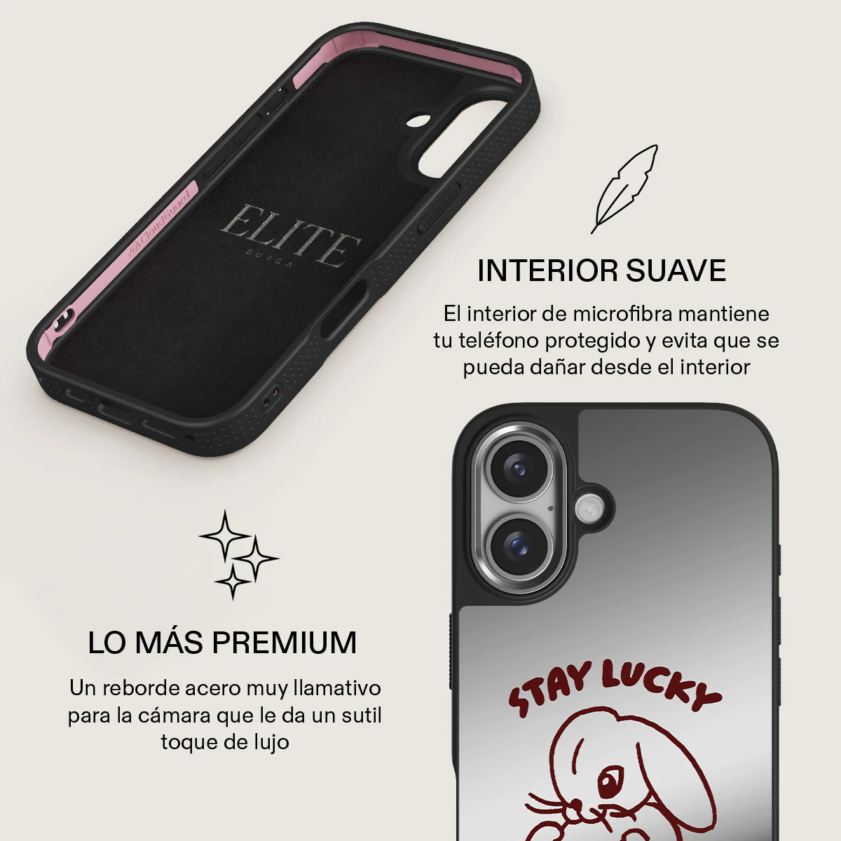 Stay Lucky - iPhone 16 Funda - Image 41
