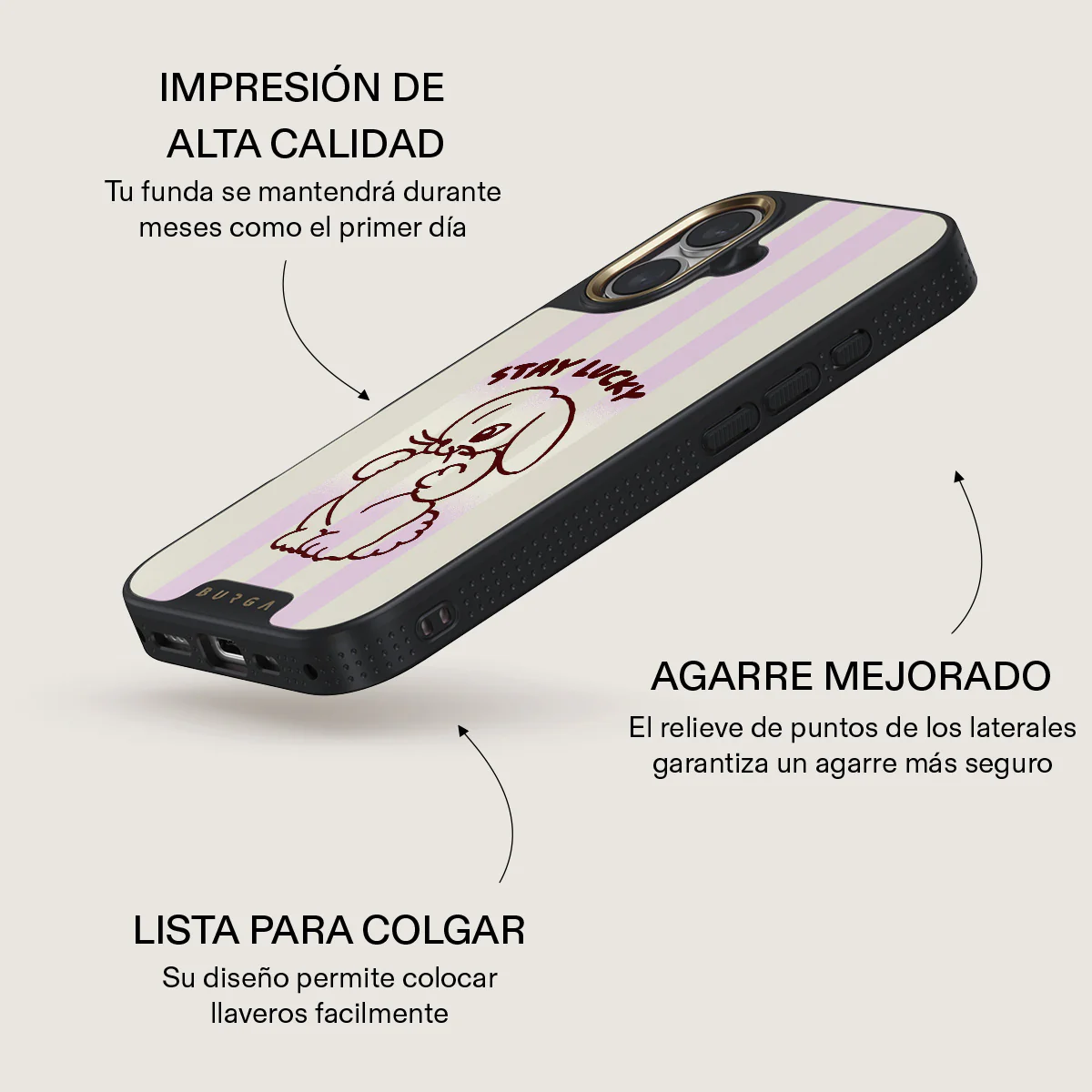 Stay Lucky - iPhone 16 Plus Funda - Image 10