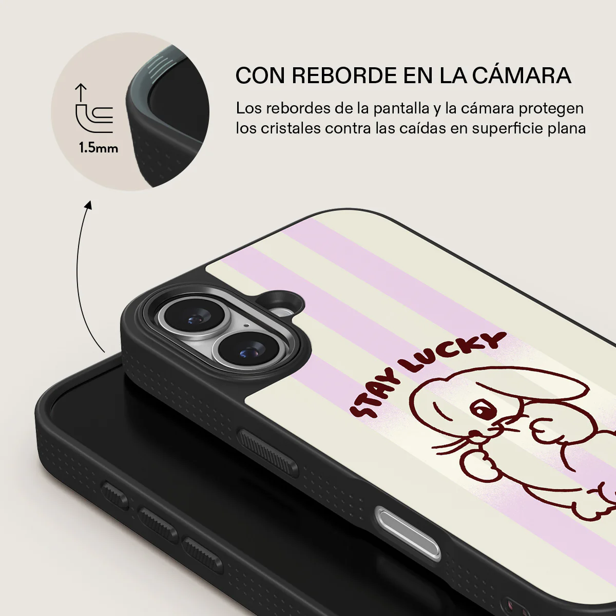 Stay Lucky - iPhone 16 Plus Funda - Image 16