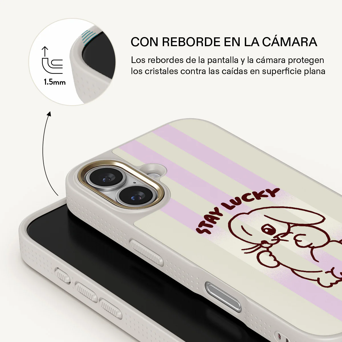 Stay Lucky - iPhone 16 Plus Funda - Image 23