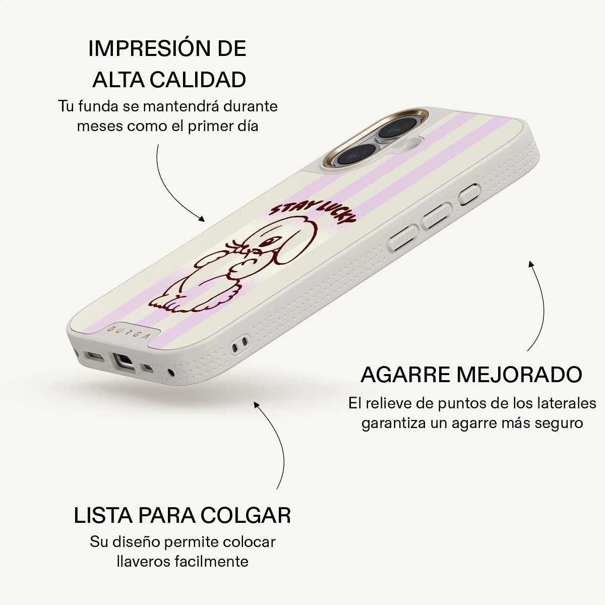 Stay Lucky - iPhone 16 Plus Funda - Image 24
