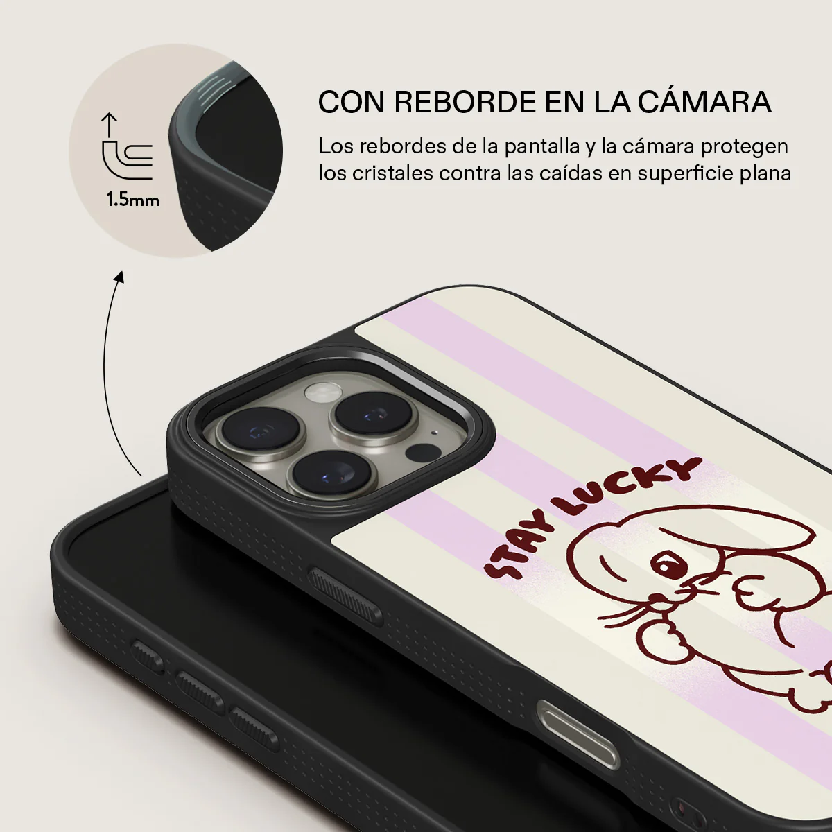 Stay Lucky - iPhone 16 Pro Max Funda - Image 16