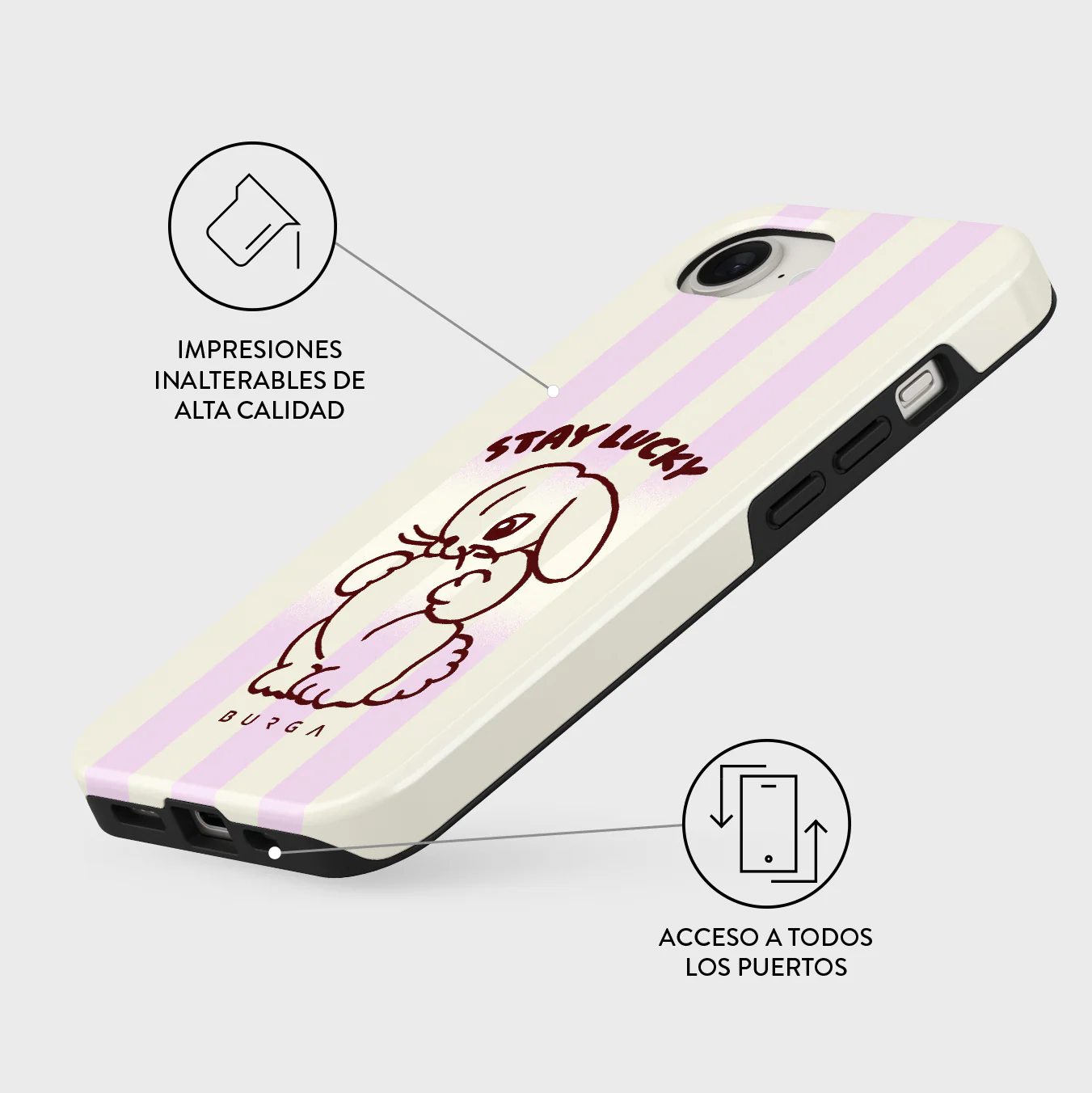 Stay Lucky - iPhone 16e Funda - Image 3
