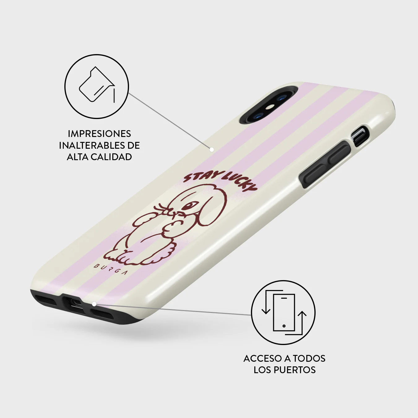 Stay Lucky - iPhone X / XS Funda - Image 7