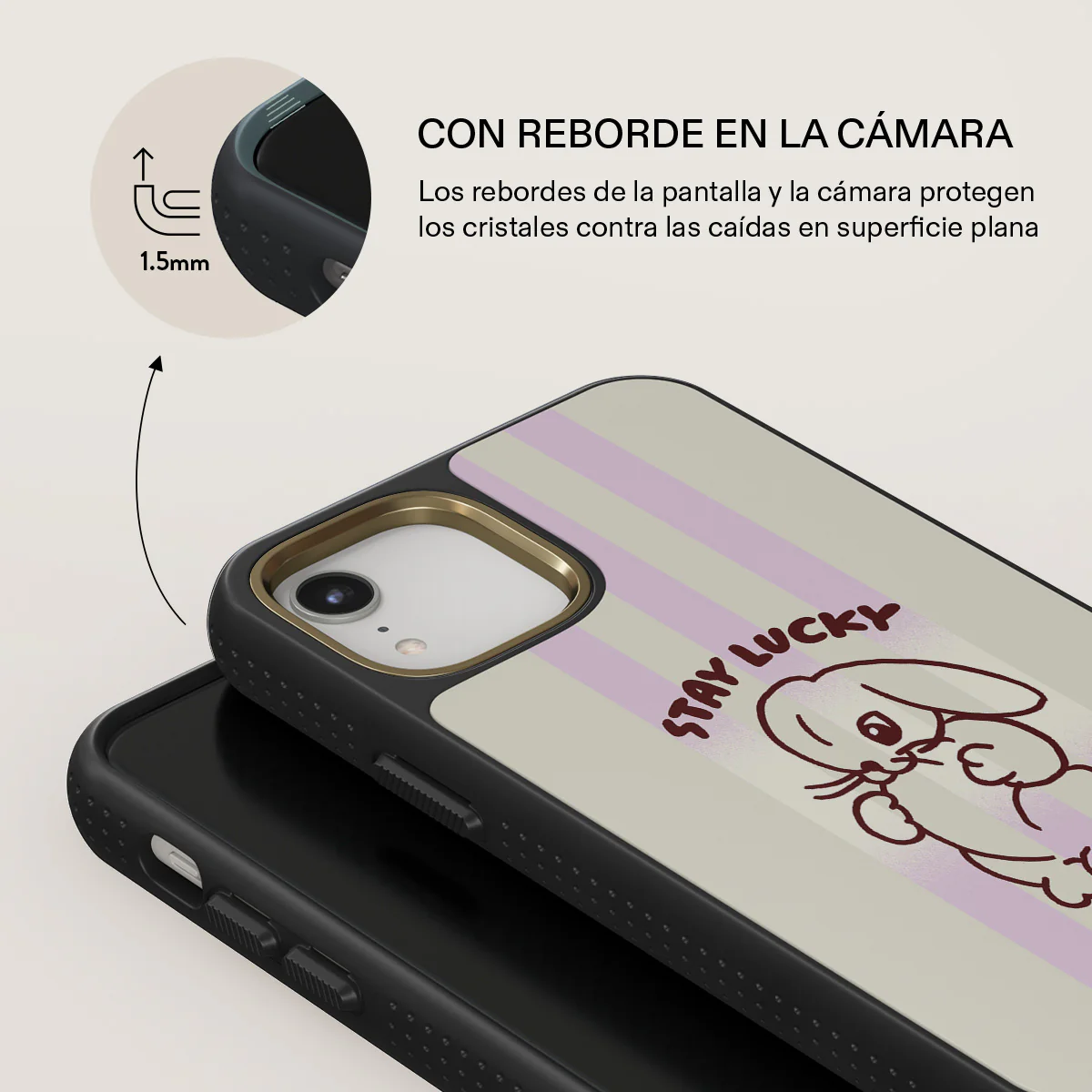 Stay Lucky - iPhone XR Funda - Image 12